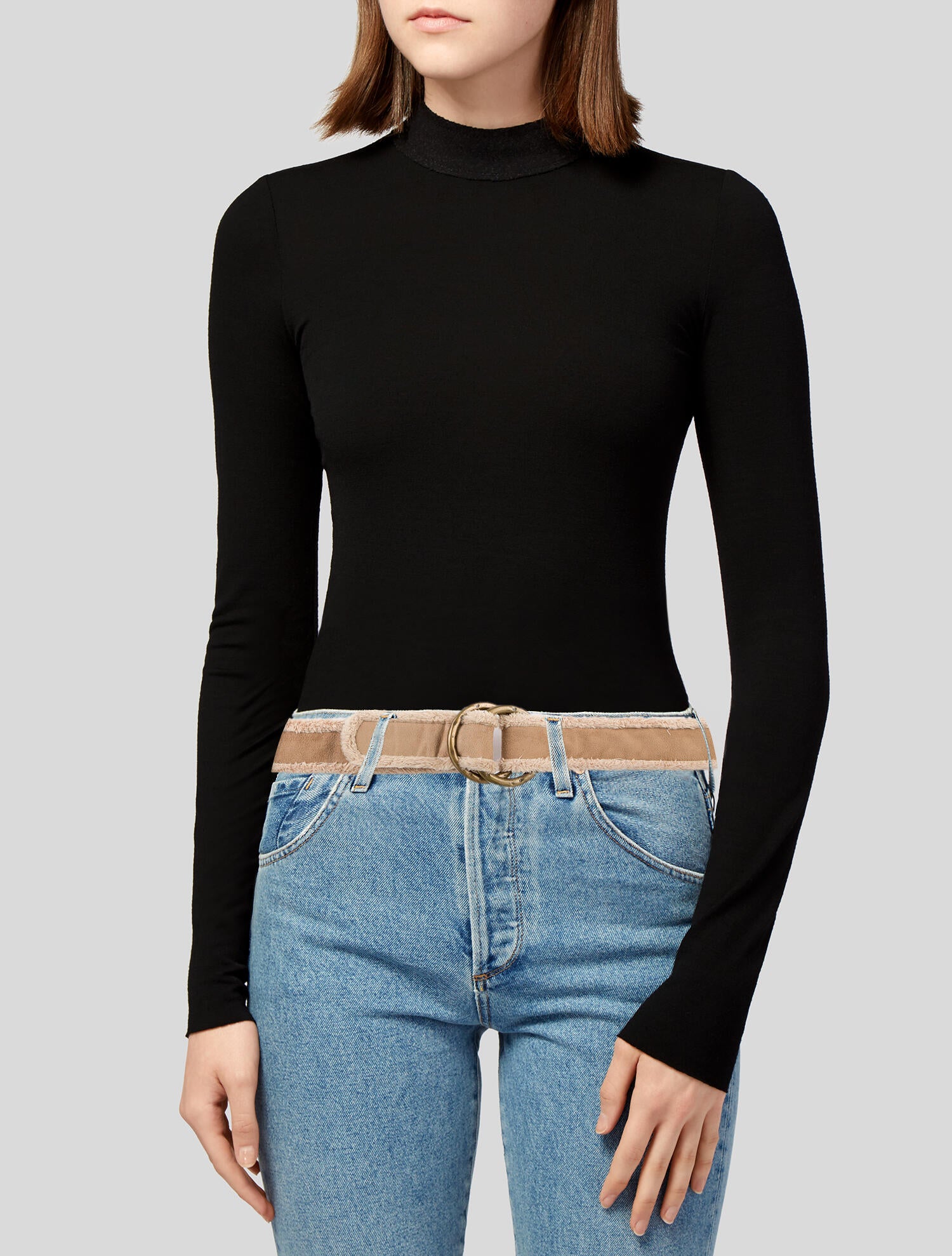 Marni Skinny Leather Belt