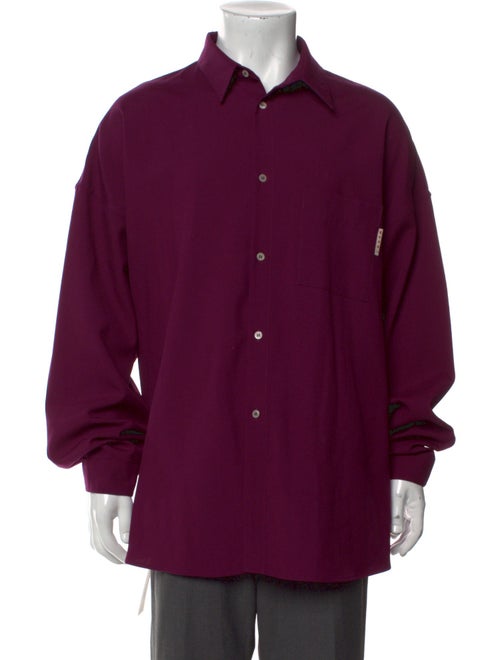 Marni Virgin Wool Long Sleeve Shirt