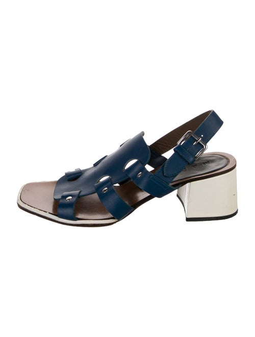 Marni Leather Slingback Sandals