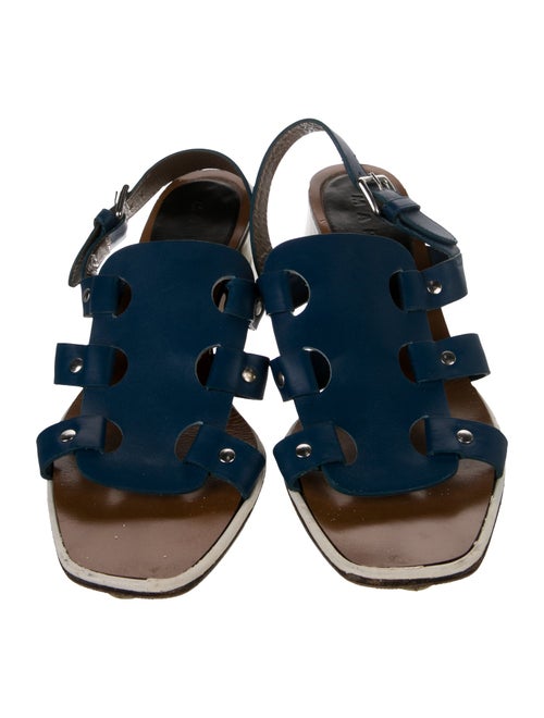 Marni Leather Slingback Sandals