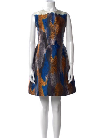 Marni Printed Midi Length Dress