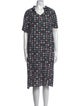 Marni Polka Dot Print Knee-Length Dress