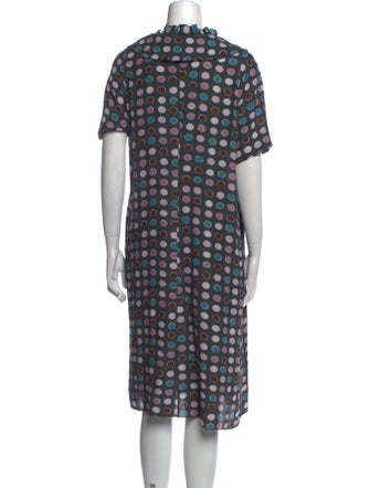 Marni Polka Dot Print Knee-Length Dress