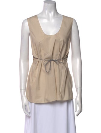 Marni Scoop Neck Sleeveless Top