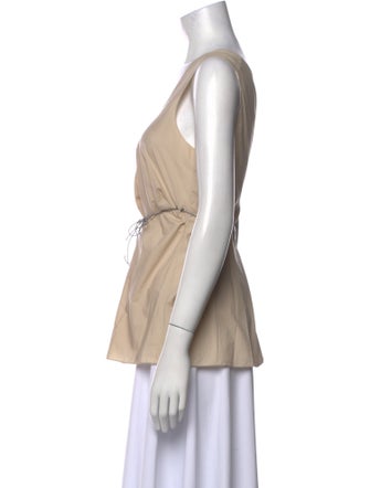 Marni Scoop Neck Sleeveless Top