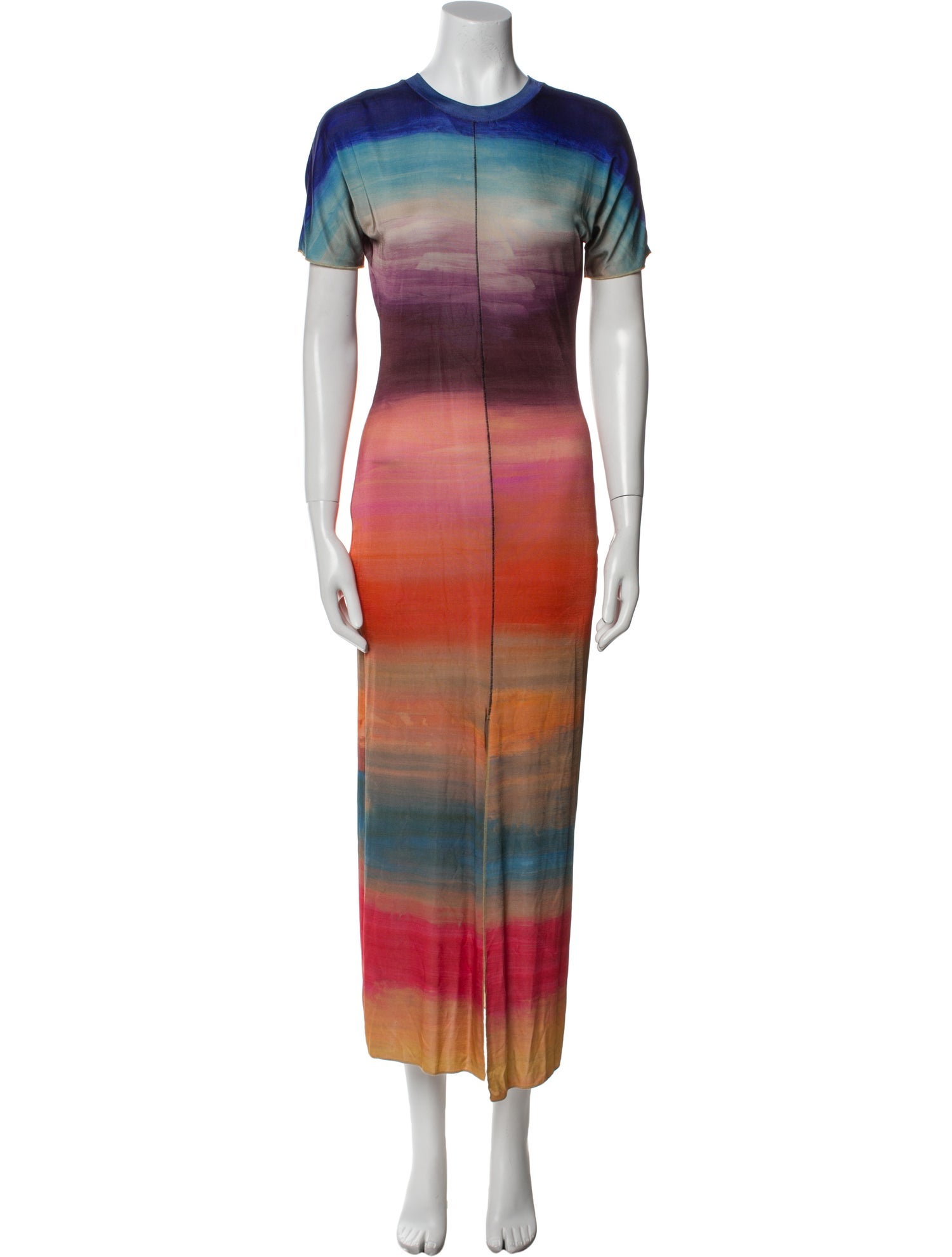 Marni Tie-Dye Print Long Dress