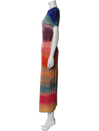 Marni Tie-Dye Print Long Dress