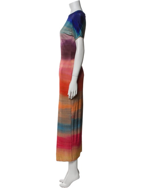 Marni Tie-Dye Print Long Dress