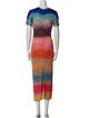 Marni Tie-Dye Print Long Dress