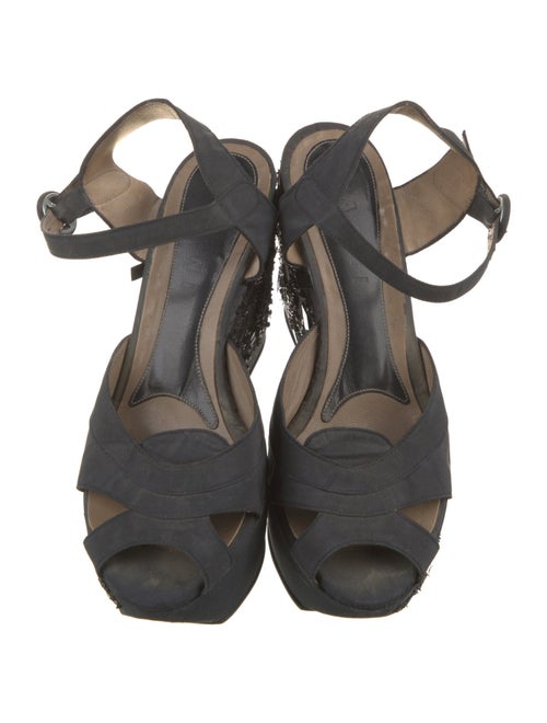 Marni Crystal Embellishments Espadrilles