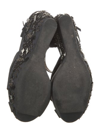 Marni Crystal Embellishments Espadrilles