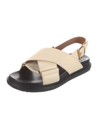 Marni Leather Slingback Flats