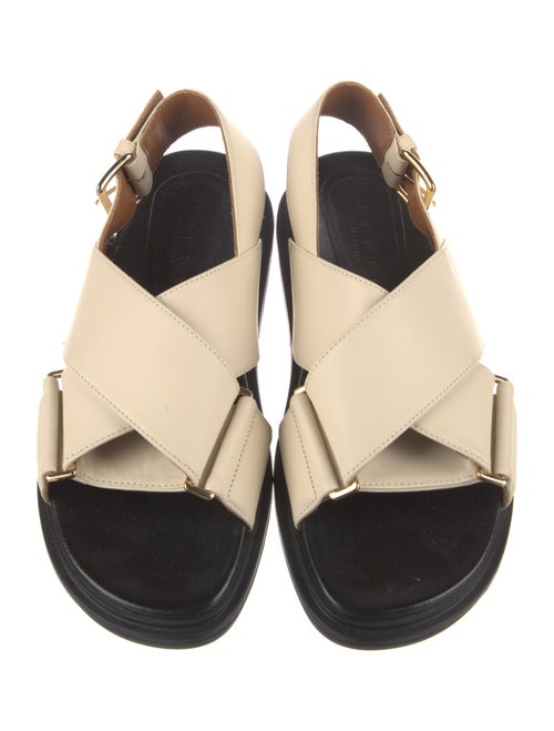 Marni Leather Slingback Flats