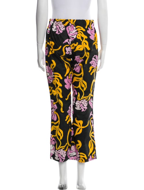 Marni Floral Print Wide Leg Pants