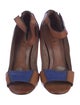 Marni Leather Colorblock Pattern Sandals