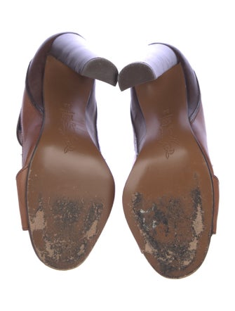 Marni Leather Colorblock Pattern Sandals