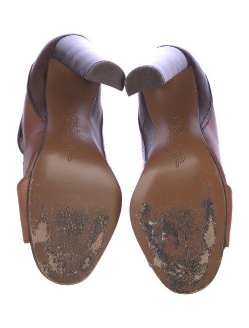 Marni Leather Colorblock Pattern Sandals