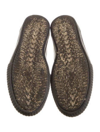 Marni Leather Colorblock Pattern Sneakers