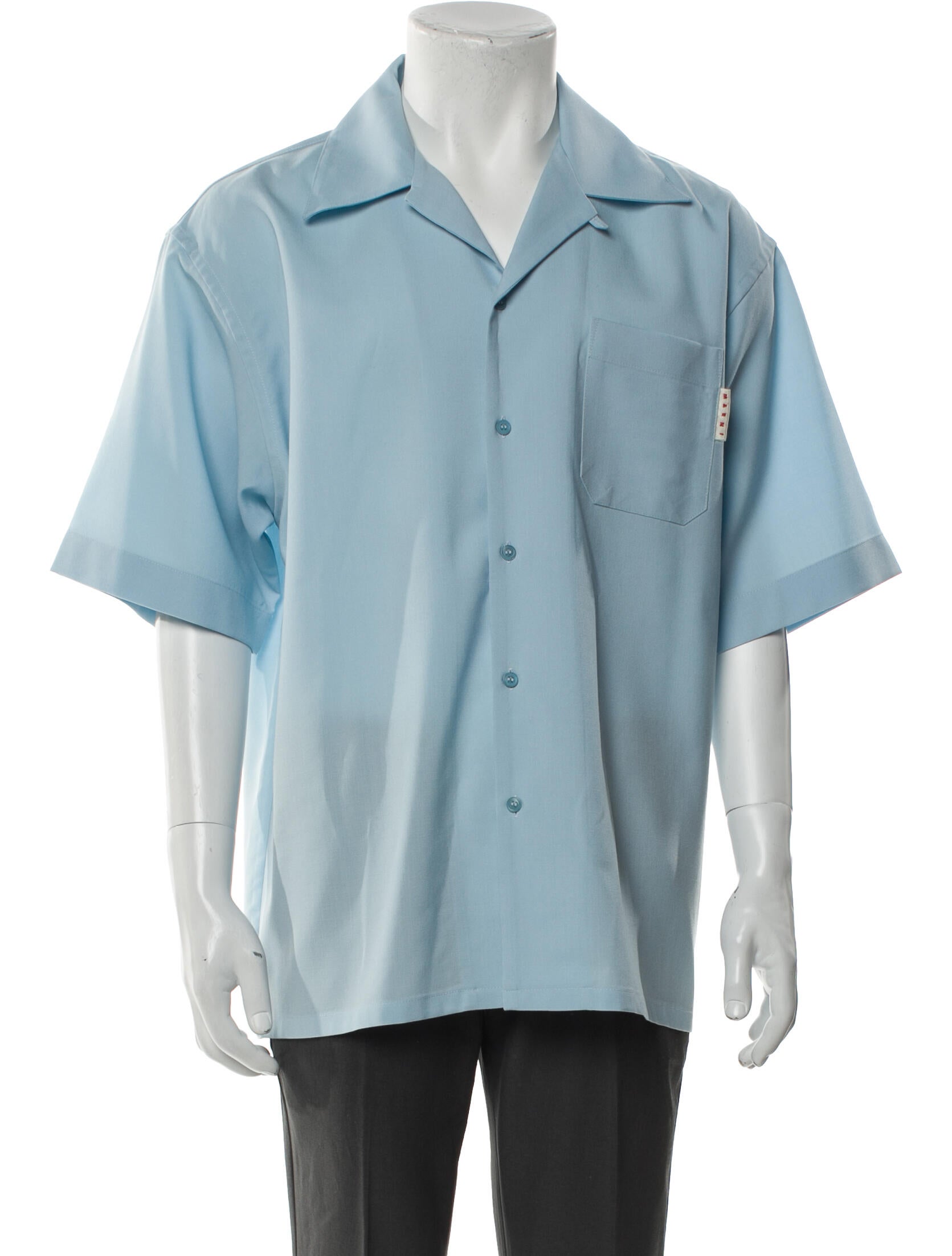 Marni Virgin Wool Short Sleeve Shirt