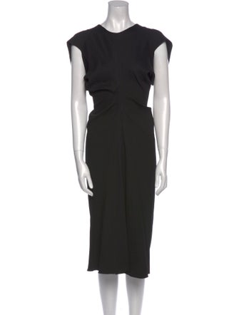 Marni Crew Neck Midi Length Dress