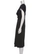 Marni Crew Neck Midi Length Dress