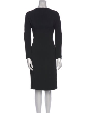 Marni Bateau Neckline Midi Length Dress