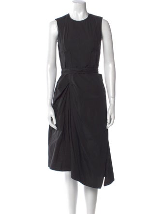 Marni Crew Neck Midi Length Dress