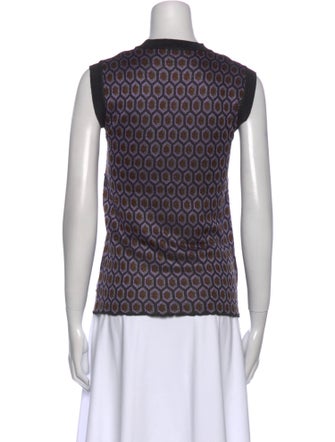 Marni Printed Crew Neck Top