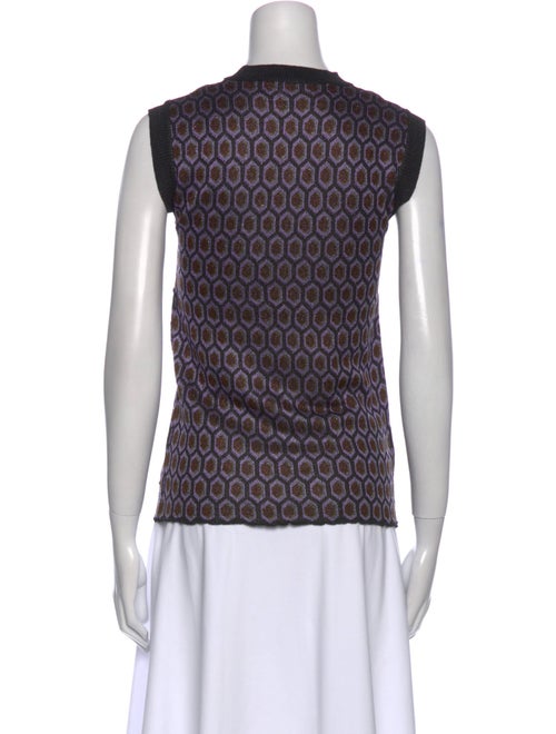 Marni Printed Crew Neck Top