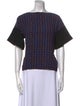 Marni Printed Bateau Neckline Top