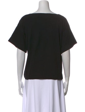 Marni Printed Bateau Neckline Top