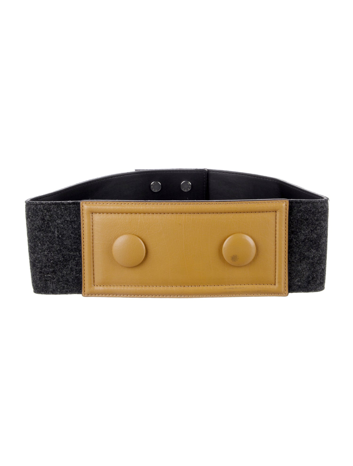 Marni Wide Leather Waist Belt