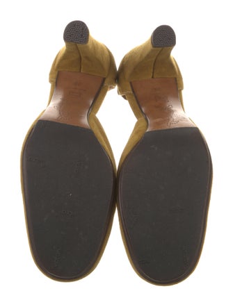 Marni Suede D'Orsay Pumps