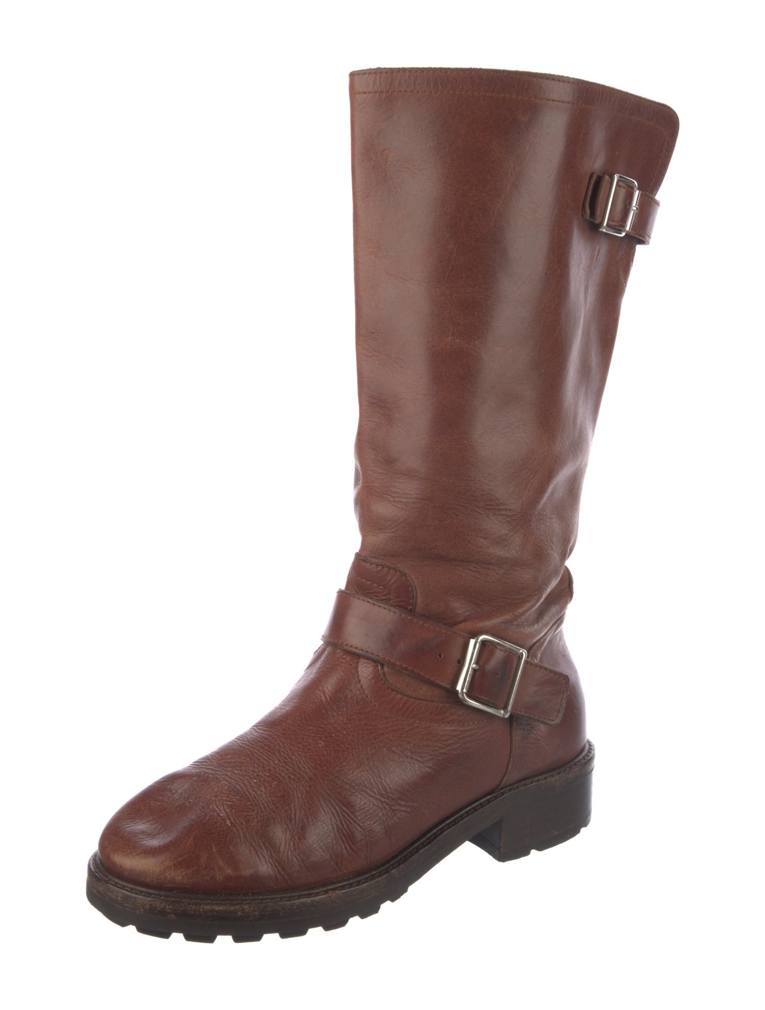 Marni Leather Moto Boots