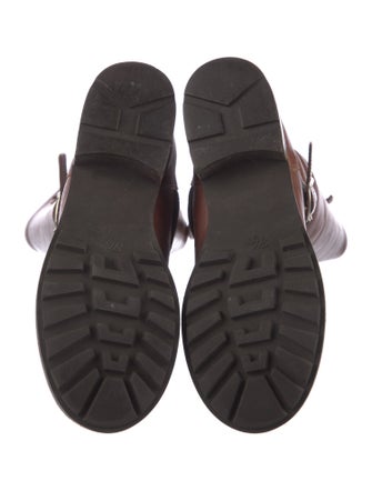 Marni Leather Moto Boots