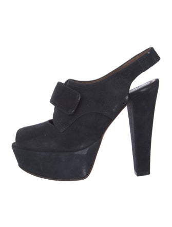 Marni Suede Slingback Pumps