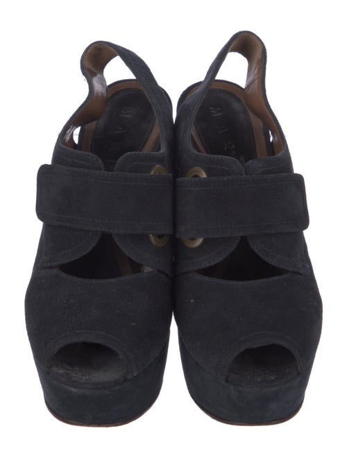 Marni Suede Slingback Pumps