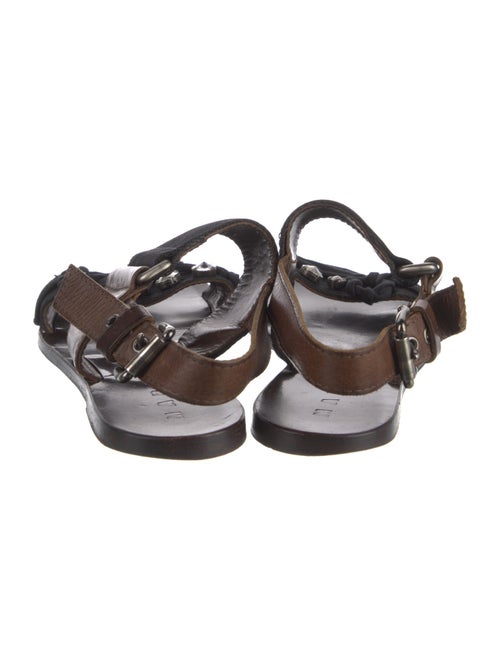Marni Leather Colorblock Pattern Sandals