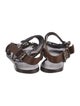 Marni Leather Colorblock Pattern Sandals