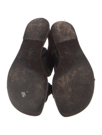 Marni Leather Colorblock Pattern Sandals