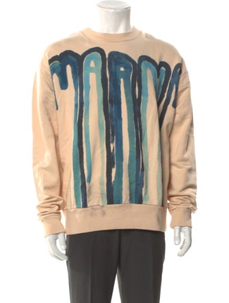 Marni Striped Crew Neck Sweatshirt