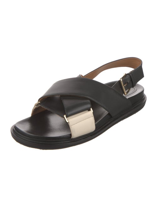 Marni Leather Slingback Sandals