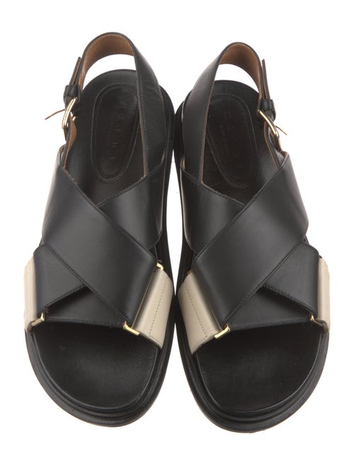 Marni Leather Slingback Sandals