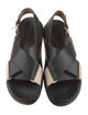 Marni Leather Slingback Sandals