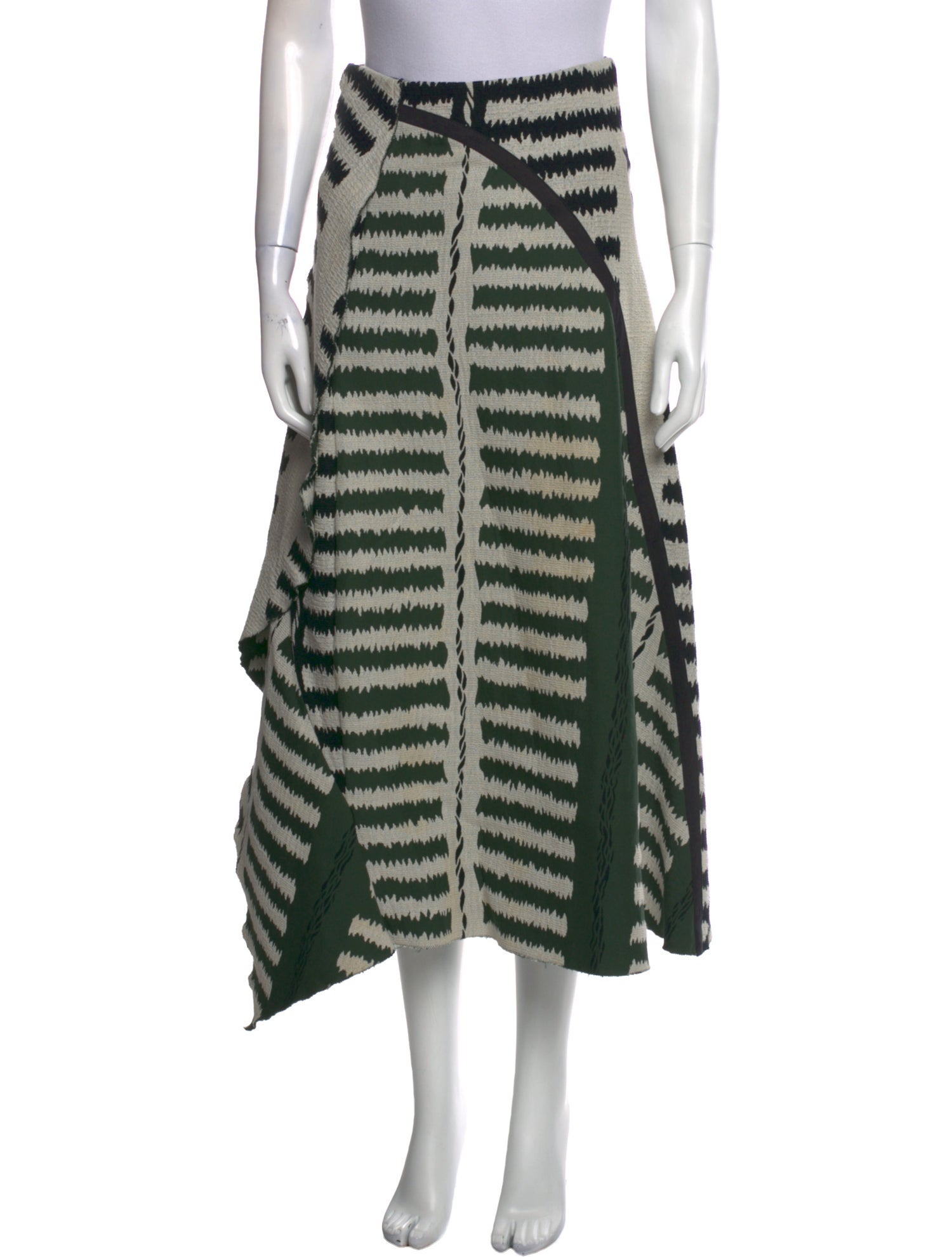 Marni Striped Midi Length Skirt