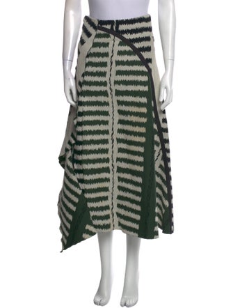 Marni Striped Midi Length Skirt