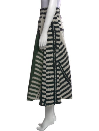 Marni Striped Midi Length Skirt