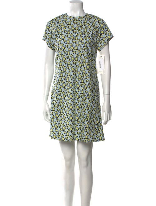 Marni Floral Print Mini Dress