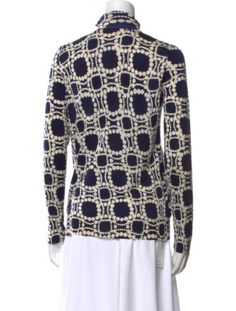 Marni Cashmere Printed Button-Up Top