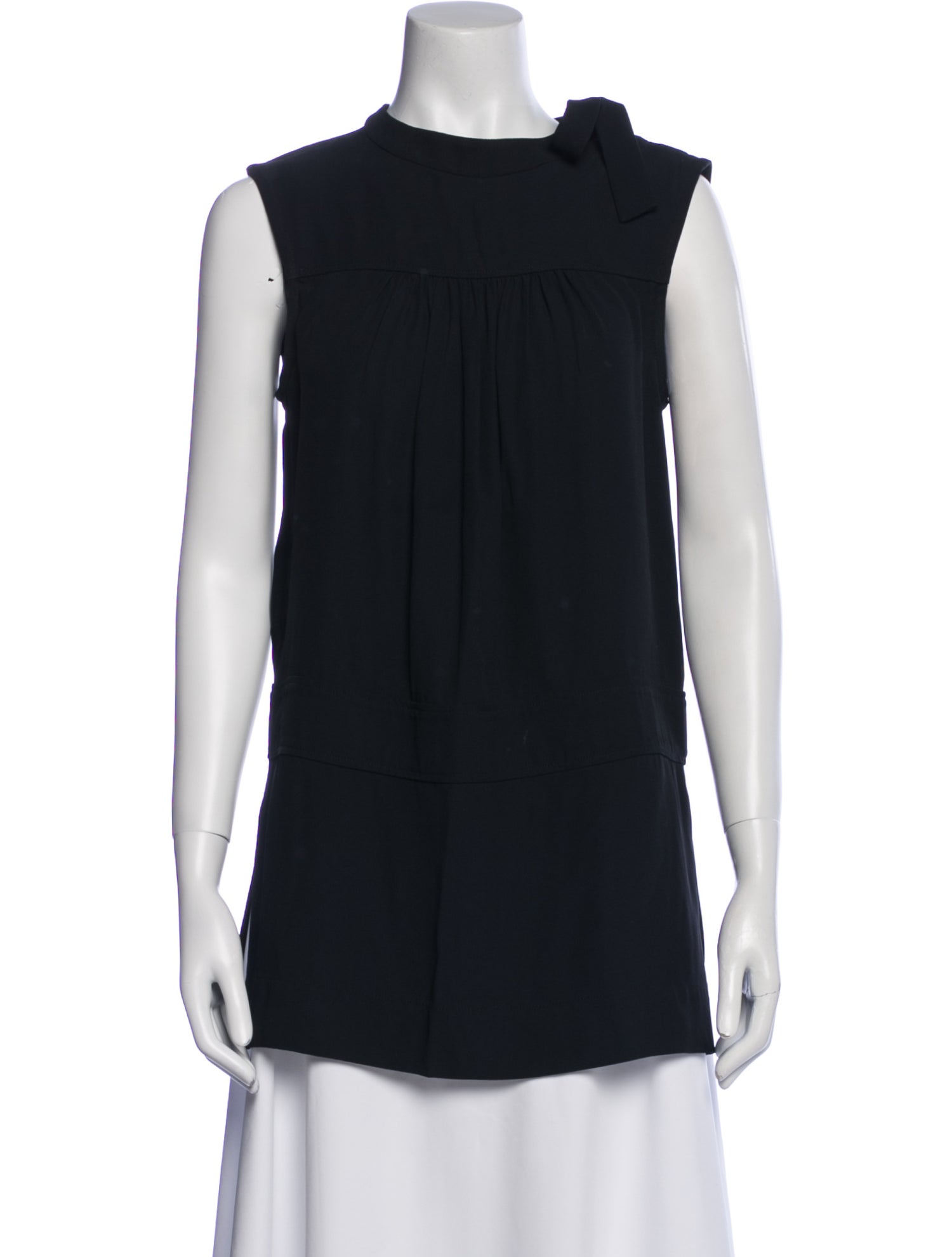 Marni Mock Neck Sleeveless Tunic